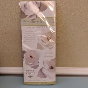 Paper Flower Kit Shimmery Magnolia Paper Source New